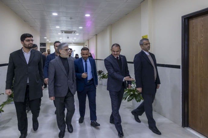 گزارش تصویری بازدید وزیر علوم از دانشگاه الکفیل
