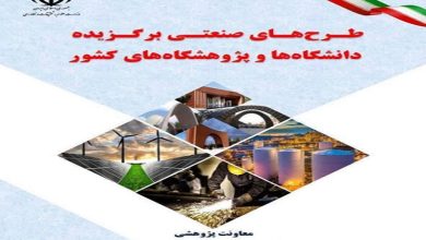 انتشار کتاب طرح‌های صنعتی برگزیده دانشگاه‌ها و پژوهشگاه‌های کشور
