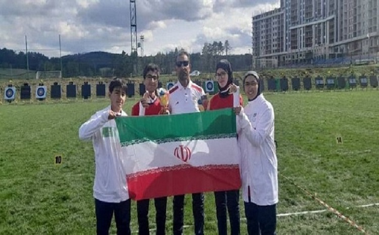 درخشش تیم تیراندازی با کمان دانش‌آموزی ایران با کسب ۳ مدال طلا